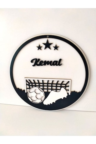 Beşiktaş Kapı Süsü Beyaz - Siyah