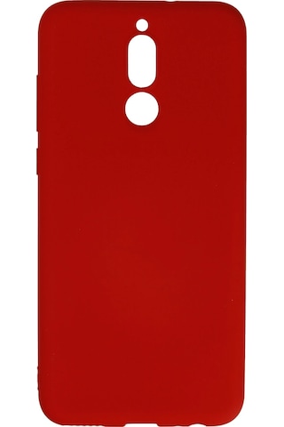 Newface - 87 - Huawei Mate 10 Lite Kılıf Nano İçi Kadife Silikon - Csmo-tex - - Kırmızı