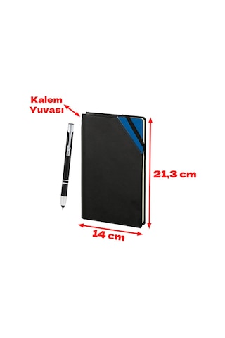 Köşeli Kenar Touchpen Dokunmatik Uç Metal Tükenmez Kalemli Defter