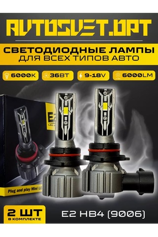 Avtosvet Opt Otomobil İçin Led Lambalar E2 Hb4 9006 Led 172932727