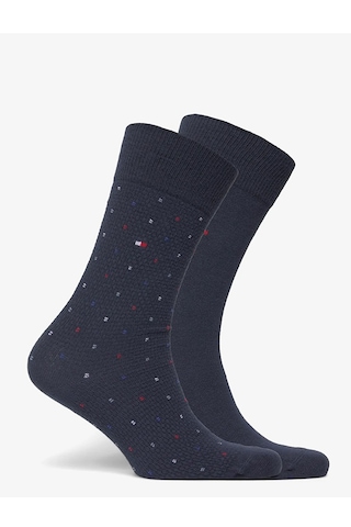 Tommy Hilfiger Th Men Sock 2p Structure Dot Erkek Beyaz Çorap - S701236311