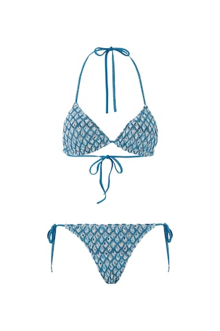 Missoni Dantel Desenli Bikini Takımı Çok Renkli