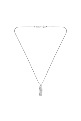 Lacoste Lacj2040536 Erkek Kolye Metalik Gri