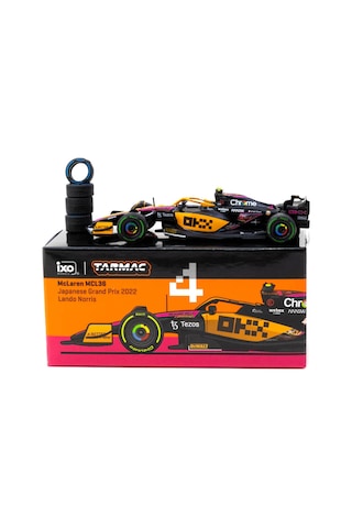 Tarmac Works 1/64 Mclaren Mcl36 Japanese Grand Prix 2022 Lando Norris 4 - Global64 Çok Renkli