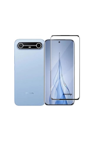 Tecno Spark Slim 4g / Pova Slim 5g Kavisli Edge Ekran Koruyucu Temperli Kırılmaz Cam Parmak Izi Okur