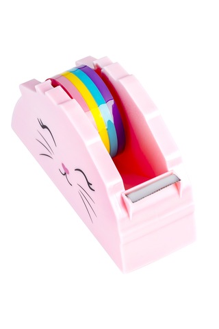 Eğlenceli Bant Kesici Ve Bant Seti - Kedi Figürlü