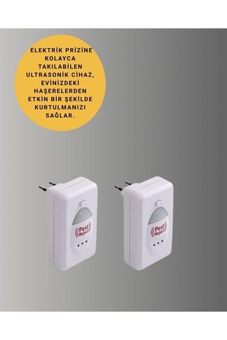 Ultrasonik Ses Dalgalarıyla Kimyasalsız Fare Ve Böcek Kovucu Cihaz