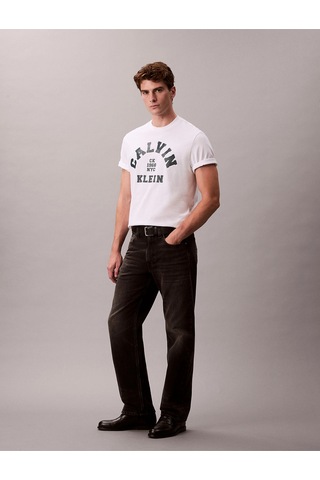 Calvin Klein Erkek T Shirt Lv04re810g Yaa Beyaz Beyaz