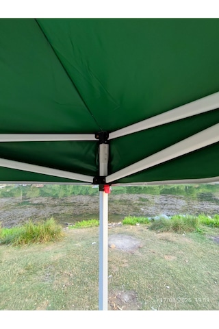 3x3 M 40 Mm Altıgen Gazebo Tente Yeşil