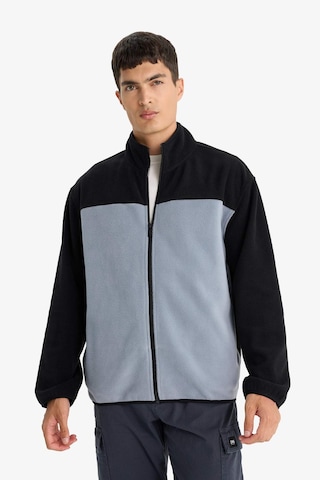 Defacto Relax Fit Yarım Balıkçı Yaka Fermuarlı Polar Hırka F0449ax25aubk81 Siyah-bk81