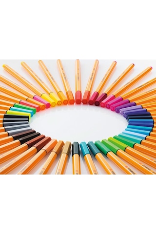 Stabilo Point 88 Ince Uçlu Keçeli Kalem 0.4 Mm Limon Sarısı 24