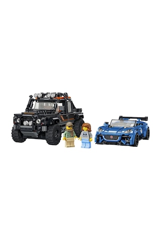 LEGO® Speed Champions Jaguar Project 7 ve Land Rover Defender 77264 - 10+ Yaş için Minifigür İçeren Oyuncak Yapım Seti (740 Parça)