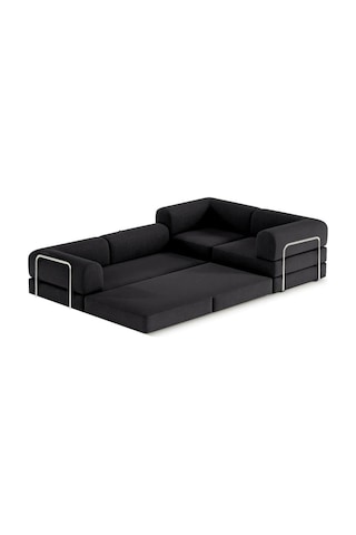 Modüler Legom L Koltuk Siyah