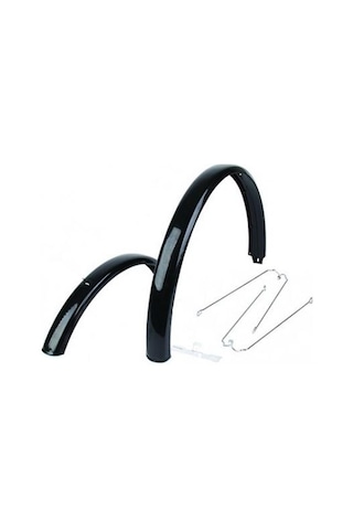 26 Mtb Çamurluk Siyah Siyah - Gri