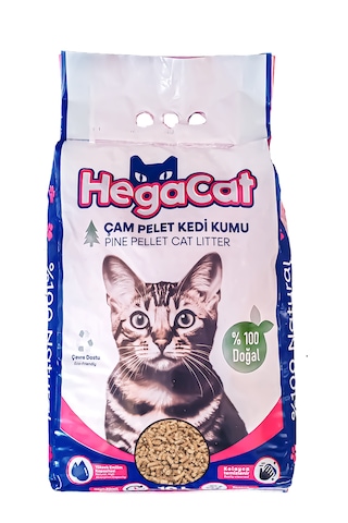 Hegacat Çam Pelet Kedi Kumu 10 L