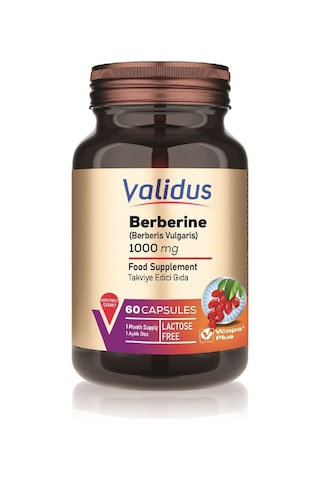 Berberin Berberis Vulgaris 1000 Mg 60 Capsules