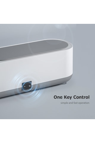 Xindoker Pp Malzemeden Ultrasonik Temizleyici, 150x52x36mm İç Tank, 2x1.5v Aaa Pil İle Çalışır Piller Dahil Değil