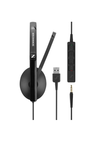 Sennheiser SC-135 USB CTRL Tek Taraflı USB Kablolu Kulak Üstü UC Kulaklığı
