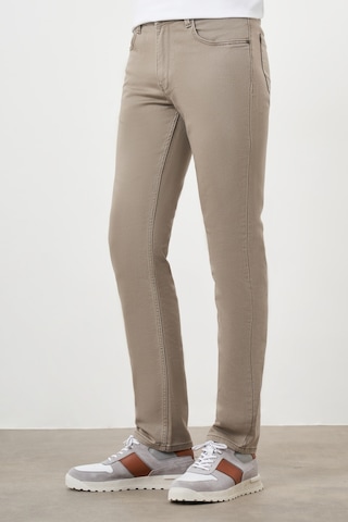 Morven Erkek Bej Mevsimlik Pamuk 5 Cep Dynamic Fit Jean Pantolon 24ms003033653 Bej