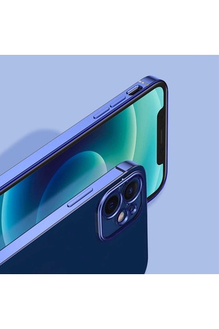 Apple Uyumlu iPhone 12 Kılıf Zore Gbox Kapak Siyah