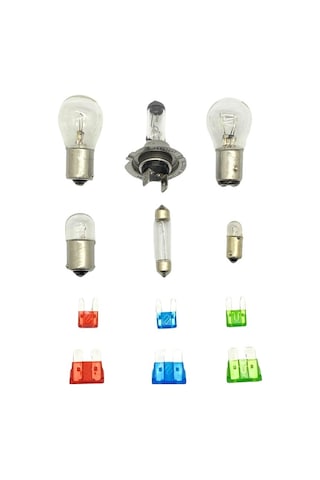 12v H7 Ampul-sigorta Seti Acil Set 12 Parça