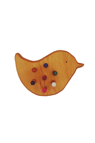 Boncuk Dizme Oyunu Ahşap Kuş