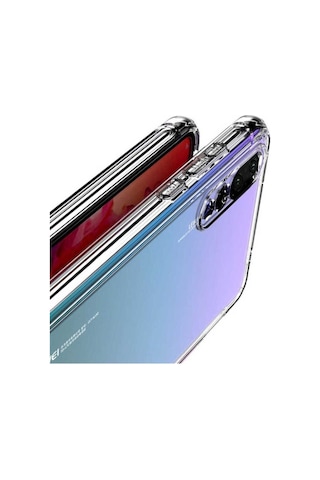 Huawei Y9 Prime 2019 Kılıf Zore Nitro Anti Shock Silikon Renksiz