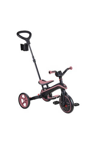 Globber Explorer 4in1 Katlanabilir Bisiklet Koyu Pastel Pembe Çok Renkli