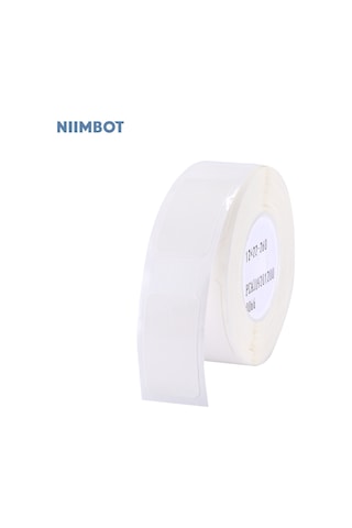 Moveevo Beyaz Termal Etiket Kağıdı, 12x22mm, 260 Adet, Suya Dayanıklı, Otomatik Yapışkan, Renksiz, Ev/ofis/mağaza Kullanıma Uygun 1 Rulo