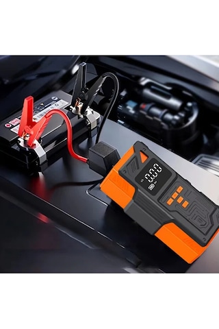 Lebron Akü Takviye+araç Pompası 4 Ü 1 Arada Profesyonel Araç Acil Durum Kiti 16000mah