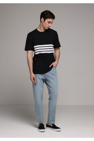 Colin's Colins Regular Fit Yuvarlak Yaka Düz Erkek Lacivert Kısa Kol Tişört Cl1079401 Q1.v2 Nav