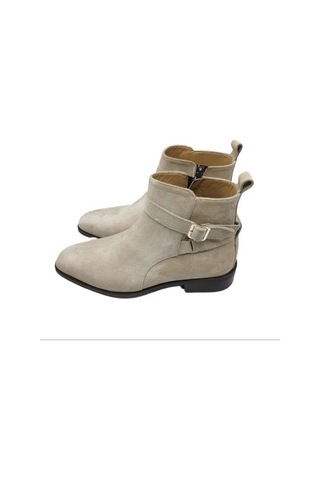 Güvener OZ338 Bej Süet Erkek Bot Bej