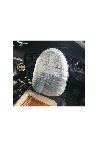 Direksiyon Koruyucu Güneşlik, 50x50 Cm, Gümüş Renk, Nissan X-trail Uyumlu 1 Adet
