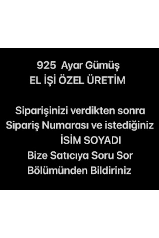 Milliyetçi Hareket Partisi Gümüş Yaka Rozeti Kişiye Özel İsimli