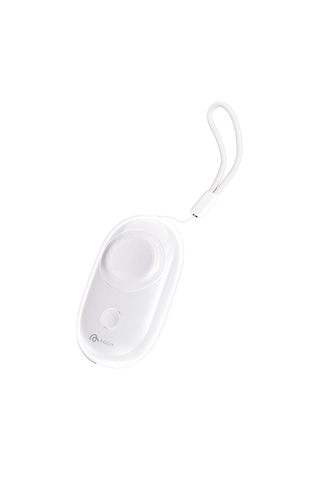 Aggiy Mini Magjoy 2.5w 1000 Mah Manyetik Powerbank Wireless Kablosuz Taşınabilir Şarj Apple Watch Uyumlu Uyumlu Beyaz