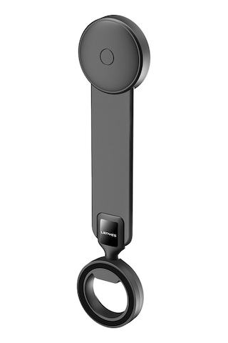 Lenyes Cr185 Magnetik Magsafe Uyumlu Bükülebilen Eğimi Ve Düz Zemin Araç Telefon Tutucu Siyah