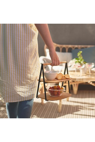 Ikea Fullspäckad Servis Standı 28x20 Cm Siyah