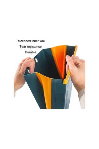 Tongxida Mutfak Askılı Katlanır Çöp Kutusu Gıda Atığı Depolama Kutusu Sarı Sarı