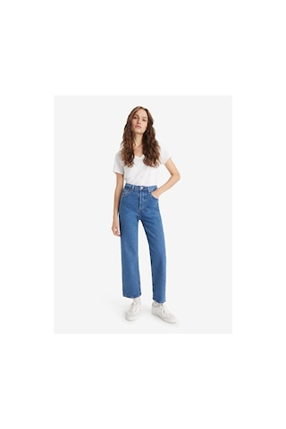 Levi's Ribcage Straight Kadın Jean Pantolon - Jazz Pop-2653 Med İndigo - Worn İn