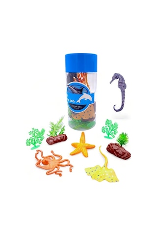 Ctoys Mini Karışık 12 Parça Deniz Hayvanları Seti C18-1c