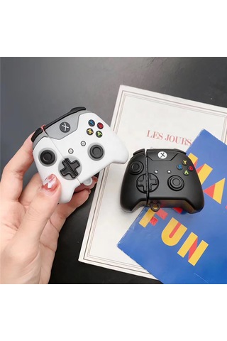 E2M Airpods Pro Uyumlu Kılıf Joystick Beyaz