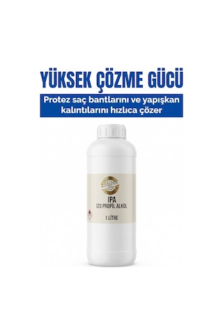 Kozmetik Atölyesi Ipa Protez Saç Temizlik Solventi 1 L