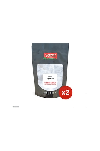 1 Kg X 2 Paket Yazar Mısır Nişastası