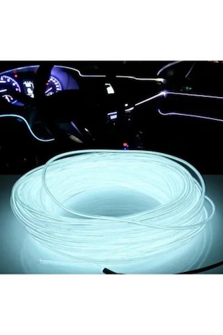 Araç İçi Neon Aydınlatma Led Göğüs Torpido Ledi Neon İp Led Beyaz 2 Metre 2 M