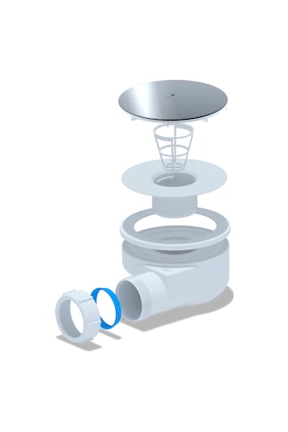 Anı Plast 90 Mm Drenaj Deliğine Sahip Duş Teknesi Sifonu 316842614