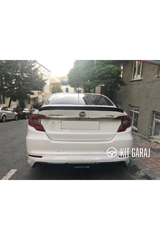 Kit Garaj Fiat Egea Spoiler Plastik Boyalı