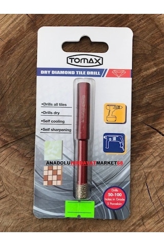 Tomax 6mm Granit Mermer Delme Panç Porselen Elmas Delici
