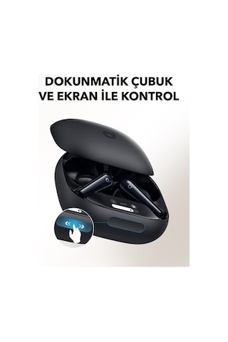 Anker Soundcore Liberty 4 Pro Kulak İçi Bluetooth Kulaklık, Aktif Gürültü Engelleme, Mat Siyah -
