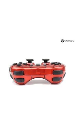 2.4g Ps1 Ps2 Ps3 Pc Android Tv Tv Box Android Telefon Uyumlu Titreşimli Kablosuz Joystick Kırmızı