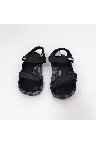 Jump 30066 Siyah Cırtlı Rahat Erkek Çocuk Sandalet 001